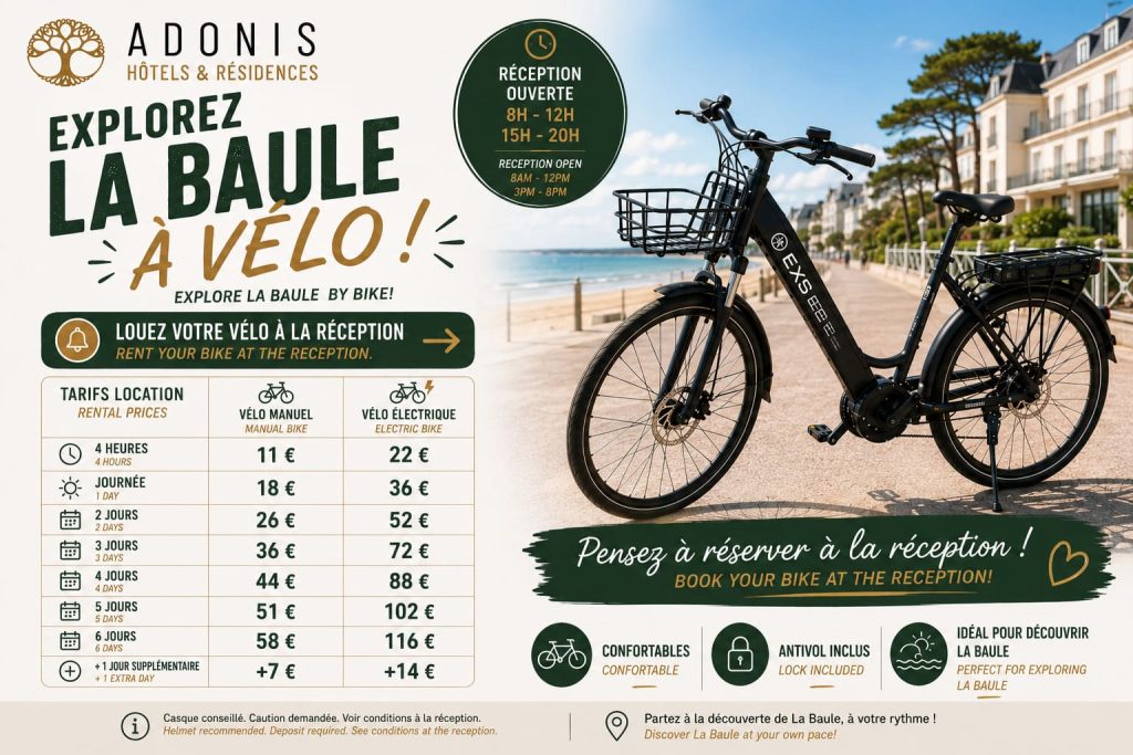 LOCATION VELO LA BAULE